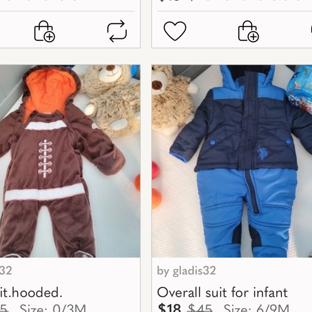 Bundle two items overall baby boys